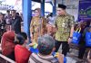 Kolaborasi Layanan Masyarakat Sambut Pemudik, Bupati Dampingi Wagub Kunjungi Terminal Sukoharjo