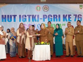 Hadiri Peringatan HUT IGTKI-PGRI Ke-76 Se-Solo Raya, Ini Pesan Bupati