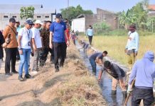 Plt Bupati Sukoharjo Dorong Gerakan Bersih Irigasi, Saluran 15 Tahun Tak Dibersihkan Dikeruk